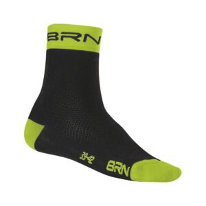 CALZINI BRN NERI/VERDI FLUO TG. 39/42