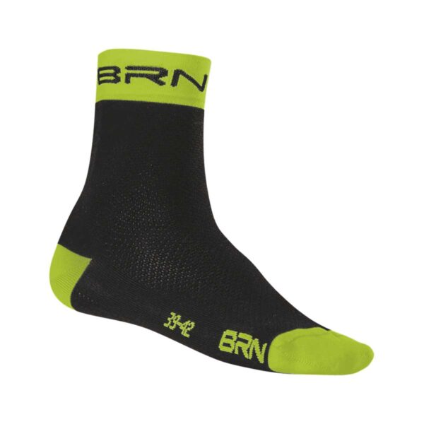 CALZINI BRN NERI/VERDI FLUO TG. 39/42