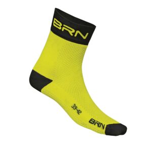 CALZINI BRN GIALLI FLUO/NERI TG. 39/42