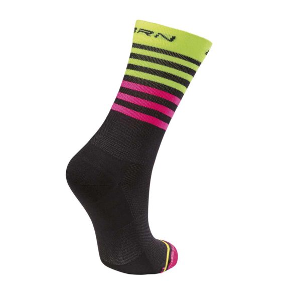 CALZINI BRN STRIPES GIALLI/VIOLA TG. 39/42 - immagine 2