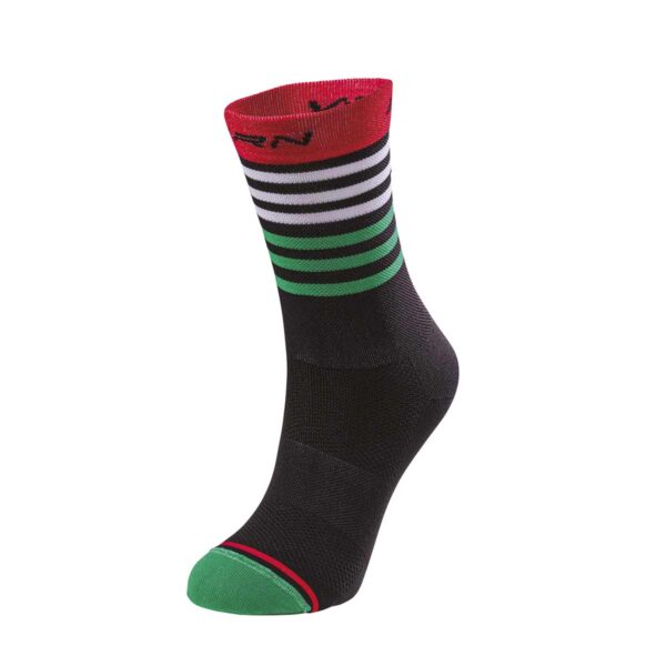 CALZINI BRN STRIPES ITALIA NERI TG. 39/42