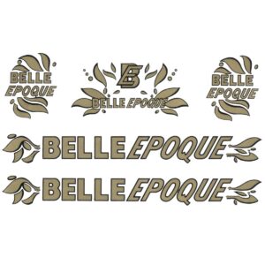 ADESIVO BICI DONNA ORO