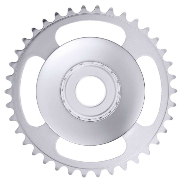 CORONA 38 DENTI E6100 ARGENTO SHIMANO