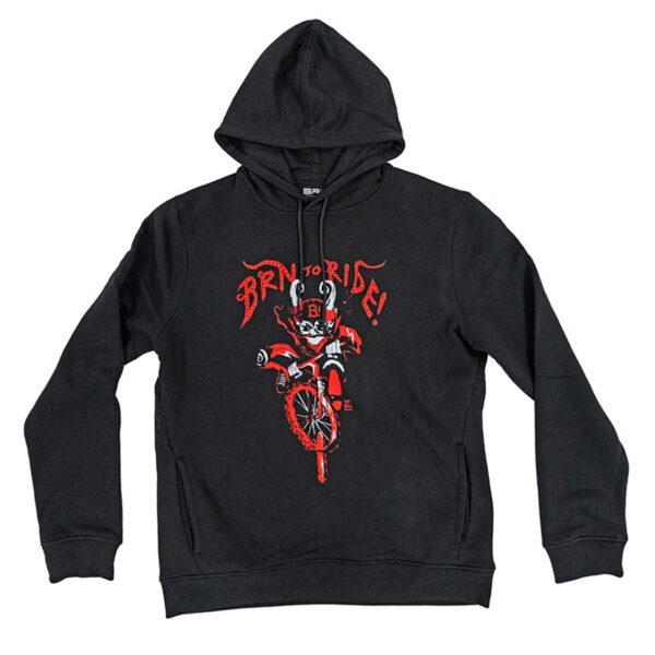 FELPA BRN TO RIDE DEVIL NERA UOMO TG. XXL