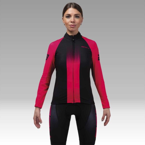 GIUBBINO BRN DONNA INVERNALE FUCSIA FLUO/NERO TG. M - immagine 4