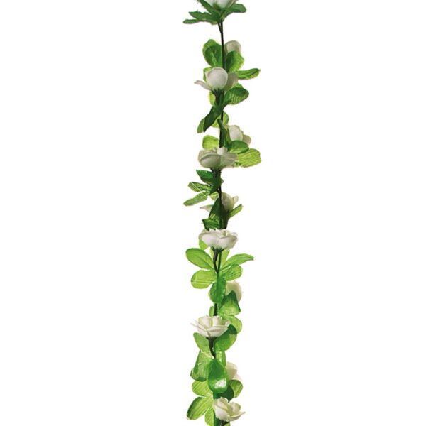 GHIRLANDA BRN CON FIORI BIANCHI