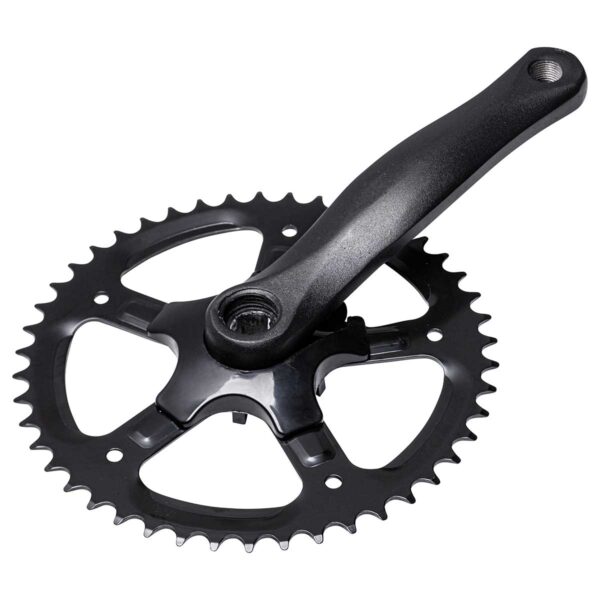 GUARNITURA ALLUMINIO NERA 42 DENTI