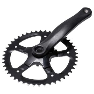 GUARNITURA ALLUMINIO NERA 46 DENTI
