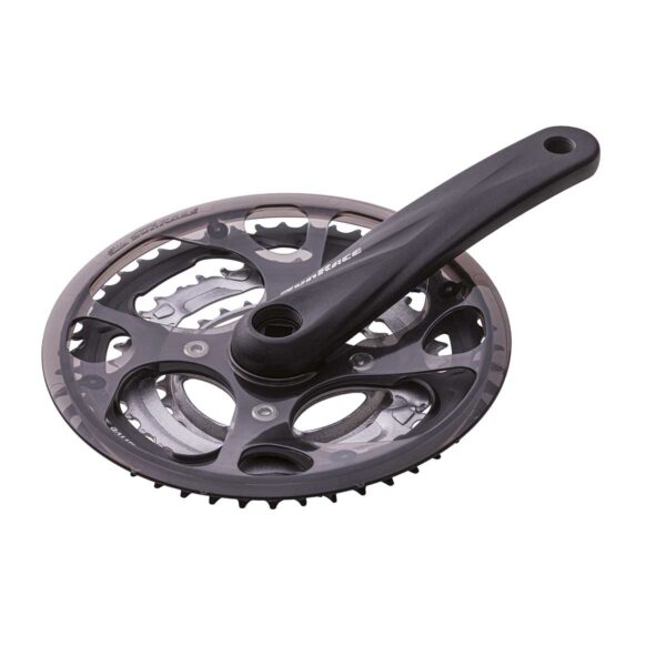 GUARNITURA CITY-BIKE ALLUMINIO NERA 48/38/28 DENTI
