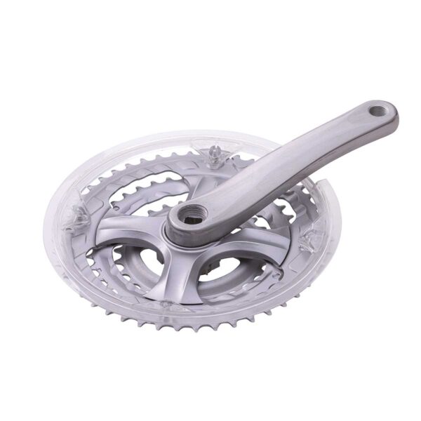 GUARNITURA CITY-BIKE ALLUMINIO SILVER 48/38/28 DENTI