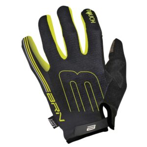 GUANTI BRN GEL PRO TOUCH BEND LUNGHI GIALLI FLUO TG. L