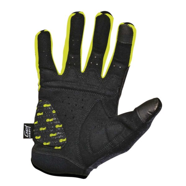 GUANTI BRN GEL PRO TOUCH BEND LUNGHI GIALLI FLUO TG. L - immagine 2