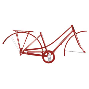KIT RONDINE 28" 46 cm ROSSO METALLIZZATO