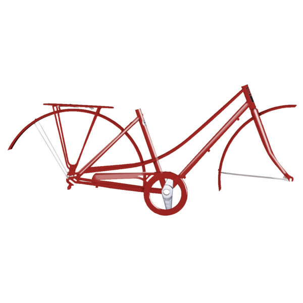 KIT RONDINE 28" 46 cm ROSSO METALLIZZATO