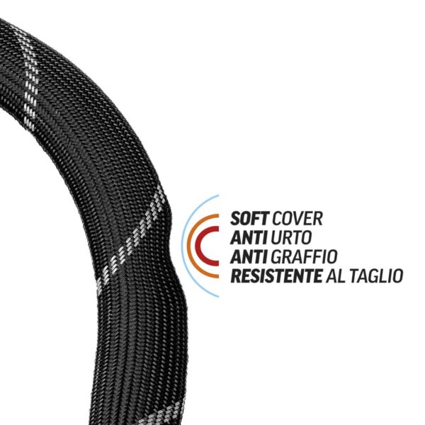 LUCCHETTO BRN CATENA COMBO 6 x 900 mm ALTA SICUREZZA NERO - immagine 2