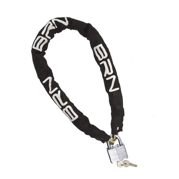 LUCCHETTO BRN SOLID A CATENA 90 cm x 8 mm NERO