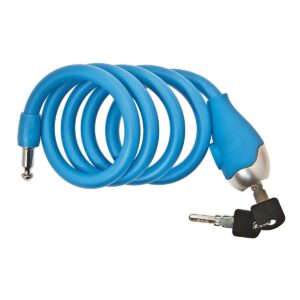 LUCCHETTO BRN A SPIRALE SILICONE BLU