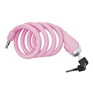 LUCCHETTO BRN A SPIRALE SILICONE ROSA