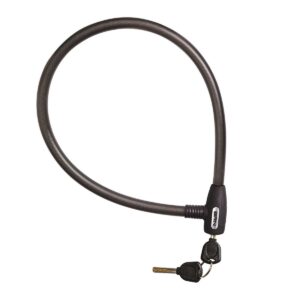 LUCCHETTO BRN BLACK MAMBA CAVO 90 cm x 18 mm NERO OPACO