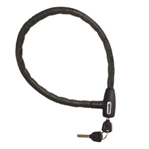LUCCHETTO BRN BLACK MAMBA PITONE 80 cm x 18 mm NERO OPACO