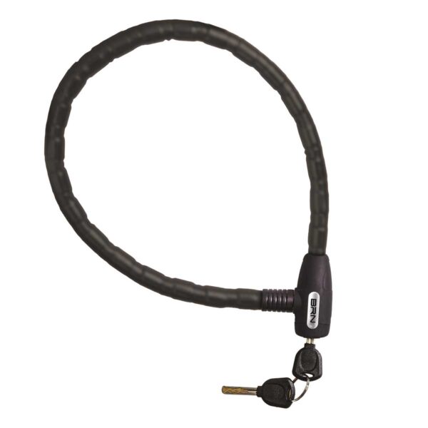 LUCCHETTO BRN BLACK MAMBA PITONE 80 cm x 18 mm NERO OPACO