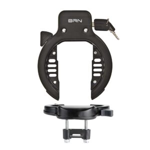 LUCCHETTO BRN TREKKING CON 2 VITI NERO