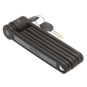 LUCCHETTO BRN PIEGHEVOLE SNAKE NERO