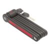 LUCCHETTO BRN PIEGHEVOLE SNAKE ROSSO