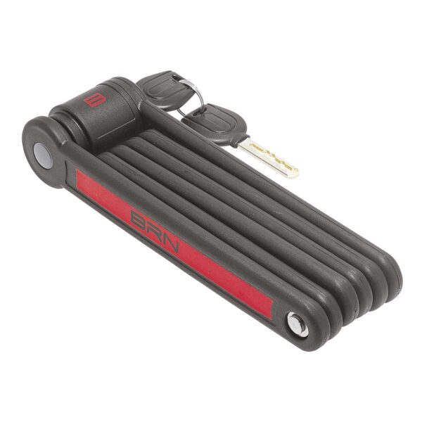 LUCCHETTO BRN PIEGHEVOLE SNAKE ROSSO