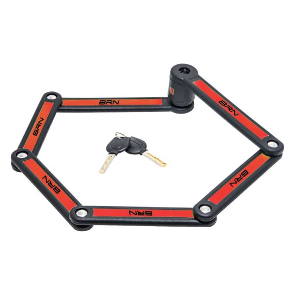 LUCCHETTO BRN PIEGHEVOLE SNAKE ROSSO - immagine 2