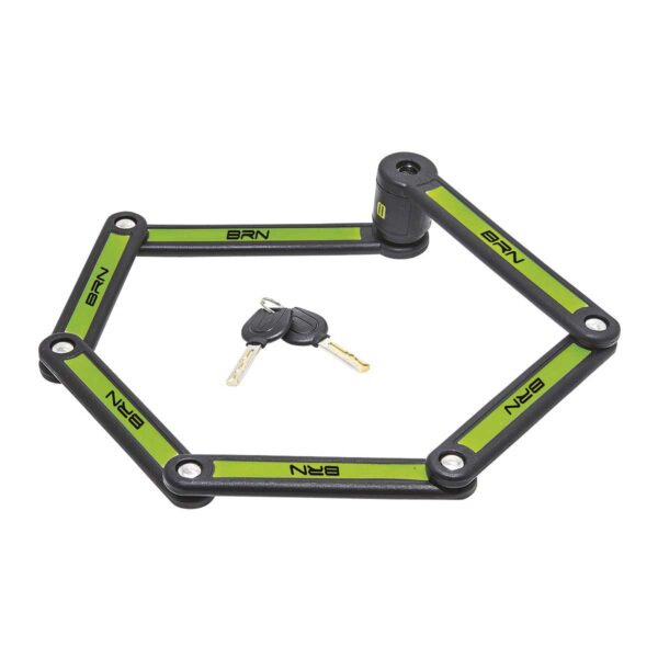 LUCCHETTO BRN PIEGHEVOLE SNAKE VERDE - immagine 2