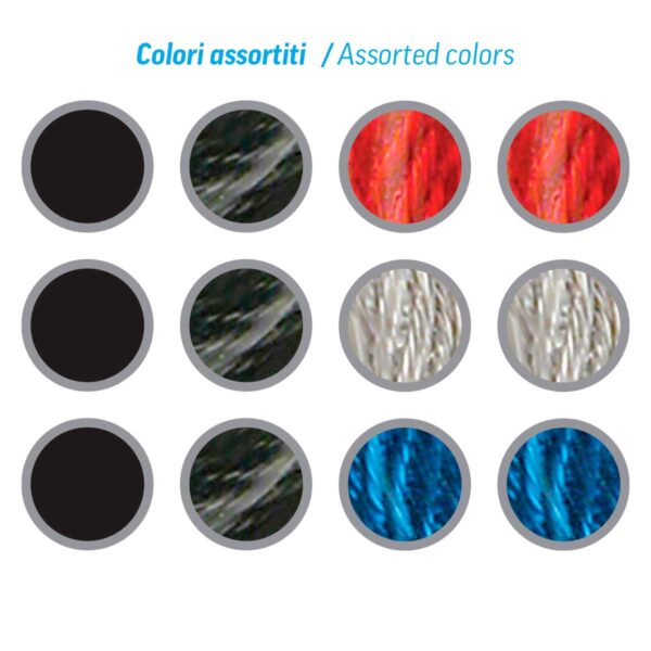 LUCCHETTO BRN PLASTIC SPIRALE 100 cm x 8 mm COLOR - immagine 2