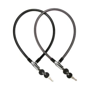 LUCCHETTO BRN A CAVO 60 cm x 10 mm NERO