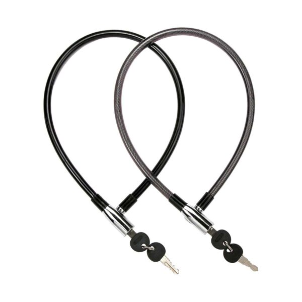 LUCCHETTO BRN A CAVO 60 cm x 10 mm NERO