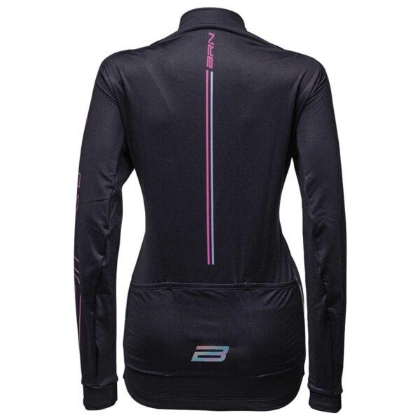 MAGLIA BRN DONNA FELPATA NERA/FUCSIA FLUO TG. S - immagine 3