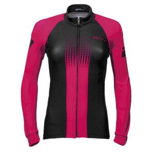 MAGLIA BRN DONNA FELPATA FUCSIA FLUO/NERA TG. S