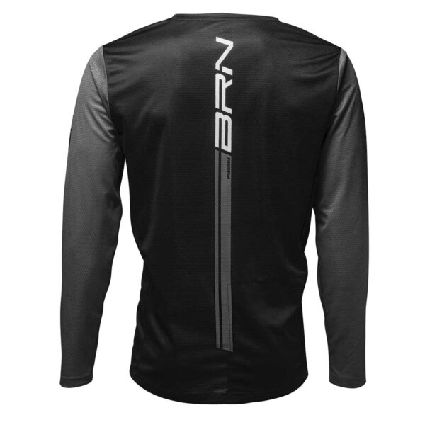 MAGLIA BRN FREERIDE MANICHE LUNGHE GRIGIA TG. M - immagine 2