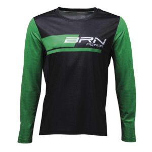 MAGLIA BRN FREERIDE MANICHE LUNGHE VERDE TG. M