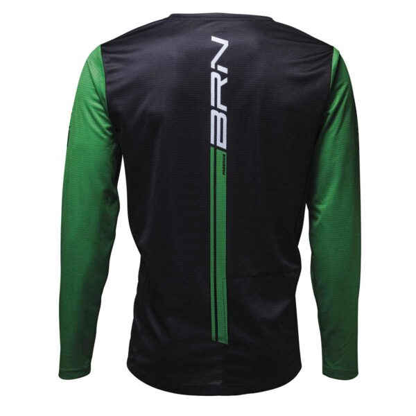 MAGLIA BRN FREERIDE MANICHE LUNGHE VERDE TG. M - immagine 2