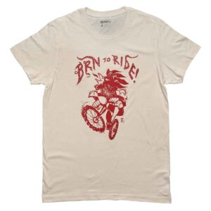 T-SHIRT BRN TO RIDE ROOSTER BEIGE TG. L