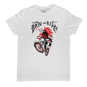 T-SHIRT BRN TO RIDE ROOSTER BIANCA TG. M