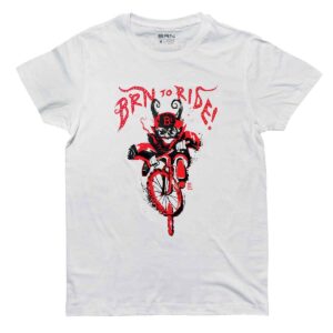 T-SHIRT BRN TO RIDE DEVIL BIANCA TG. M