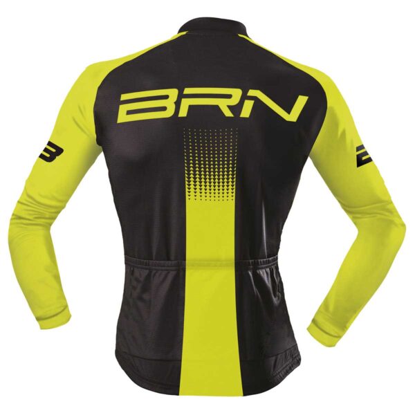 MAGLIA BRN MANICA LUNGA UOMO GIALLA FLUO TG. XXXL - immagine 2