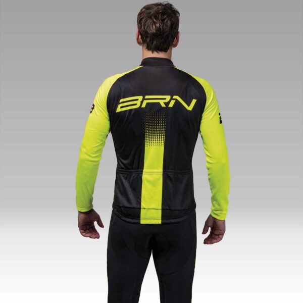 MAGLIA BRN MANICA LUNGA UOMO GIALLA FLUO TG. XXXL - immagine 5