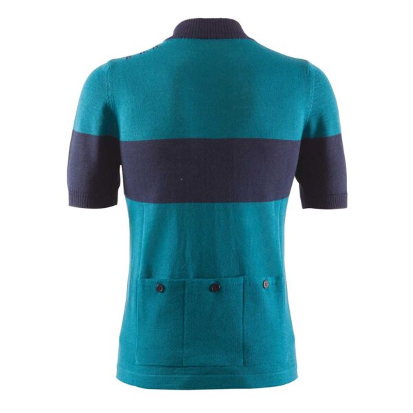 MAGLIA BRN VELOCE LANA VINTAGE ACQUA MARINA TG. L - immagine 2