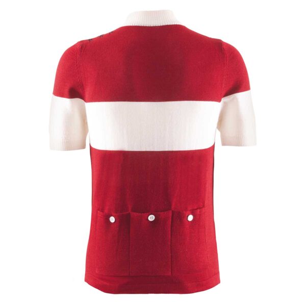 MAGLIA BRN VELOCE LANA VINTAGE ROSSA TG. M - immagine 2