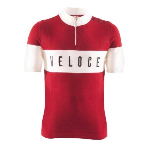 MAGLIA BRN VELOCE LANA VINTAGE ROSSA TG. XL