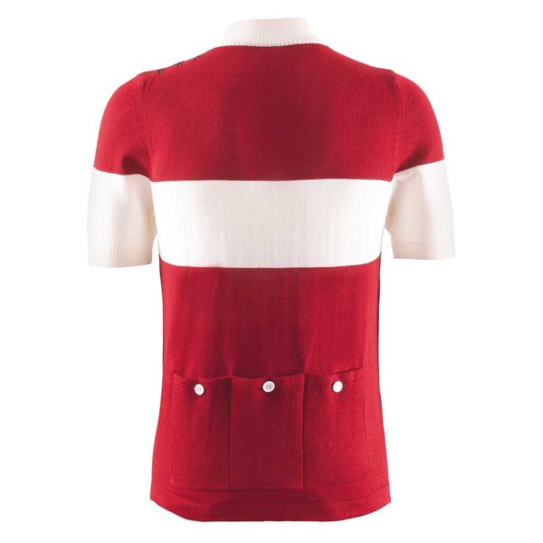 MAGLIA BRN VELOCE LANA VINTAGE ROSSA TG. XL - immagine 2