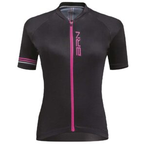 MAGLIA BRN CROSS ROAD NERA/FUCSIA FLUO TG. S