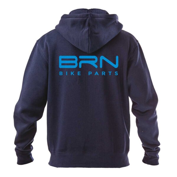 FELPA CON ZIP BRN BLU TG. S - immagine 2